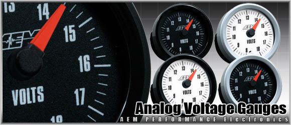 30-5139 AEM Analog Voltmeter Gauge