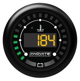MTX-D Wasser Temperatur & Batterie Volt Digital Anzeige von Innovate Motorsports