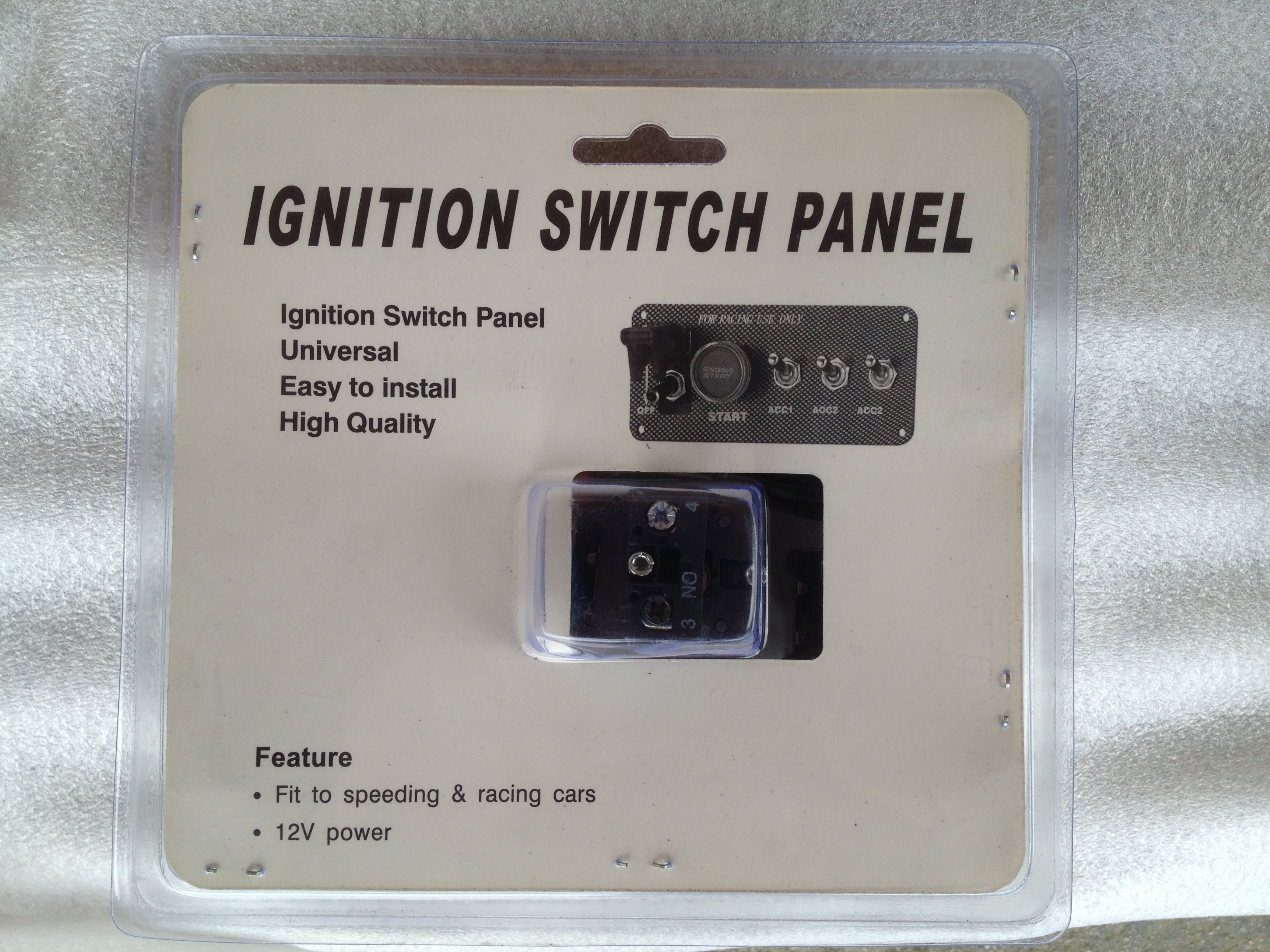 Ignition Switch Panel